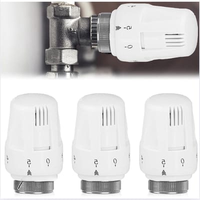 Thermostaatkop Radiatorventiel 3 stuks - M30 x 1.5 - Met Nulstand