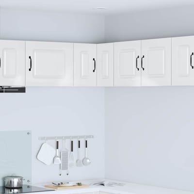 vidaXL - Vaatwasserpaneel - Kalmar - Hoogglans - wit - 57 - x - 57 - x - 40 - cm