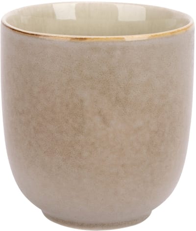 Cosy & Trendy Koffiekopjes Forest Creme 4 Stuks 260 ml Aardewerk - Vaatwasserbestendig