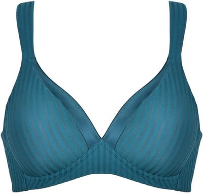 Naturana - Soft bh met strepen - 5247 - Groen - 85A