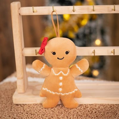 Kerst Peperkoekmannetje Knuffel Kerstboom Kerstkamer Decoratie Begeleid Slaapspeelgoed voor Kinderen Kerst Verjaardagscadeaus