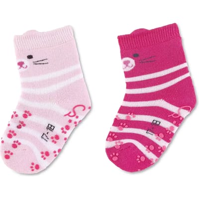 Sokken met kattenmotief voor babymeisjes Sterntaler (x2)