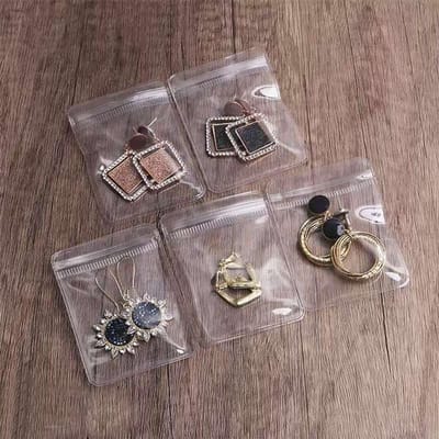 Dailygoods- PVC Tassen 50 Stuks - Opbergbakjes Klein - Zipper Organiser - Transparant - Antioxidant - Bescherming tegen Krassen - Opbergzakjes