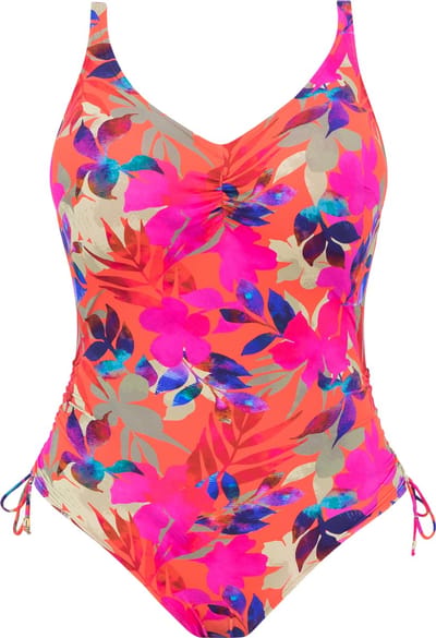 Fantasie PLAYA DEL CARMEN UW V-NECK SWIMSUIT WITH ADJUSTABLE LEG Dames Badpak - Beach Party - Maat 80F