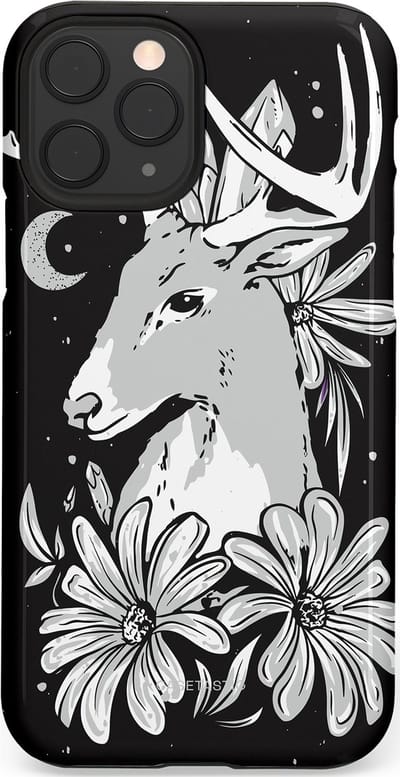 Casetastic Hoesje Geschikt voor Apple iPhone 11 Pro - Stijlvolle Beschermende Duo-layer Case - Lunagewei