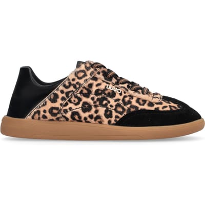 Liu Jo Vrouwen Connor 03 sneakers in Cavallino Leopardato met rubberen zool