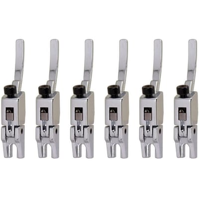 6 Stuks Gitaarbrugzadel Floyd Rose Snaarzadels Voor Elektrische Gitaar Tremolo Brug Dubbel Vergrendelend