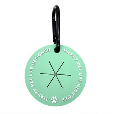 Distributeur de Sacs à Caca pour Chien avec Clip Mains Libres Produits pour Chiens Sacs à Caca pour Chien Support de Sac à Déchets pour Animaux de Compagnie Voyage en Plein Air Magnifique Motif vert