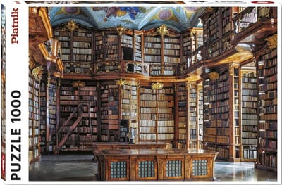 Puzzel 1000 stukjes Bibliotheek Sint Florian - Prachtig Illustratie