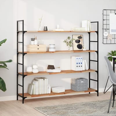 vidaXL - Wandschap - zwevend - olieafwerking - 160x30x2 - cm - massief - acaciahout