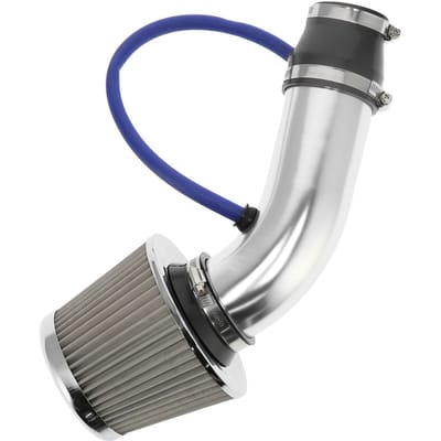Filtre à air froid pour admission turbo 3 pouces Kit de tuyau d'induction conique Remplacement Qualité Sec gray
