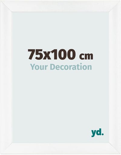 Your Decoration - Fotolijst 75x100 cm - MDF - Wit Mat - Pisa
