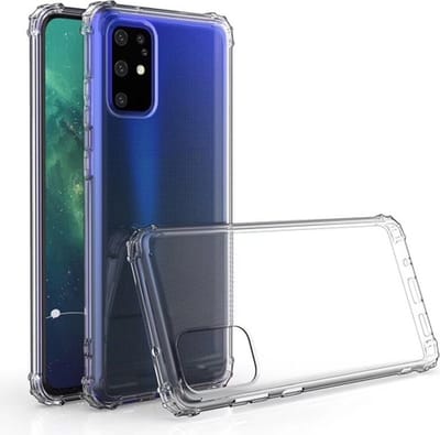 Anti Shock silicone back cover Geschikt voor Samsung Galaxy S20 Plus/Transparant hoesje