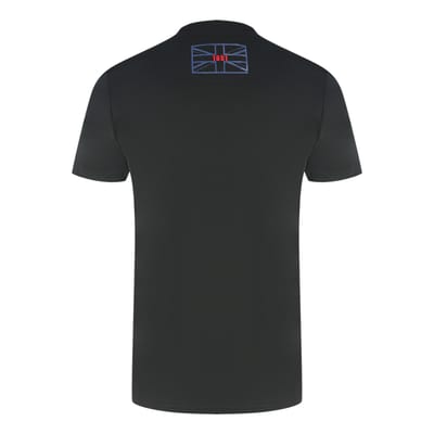 Aquascutum London 1851 Tape Logo Black T-Shirt