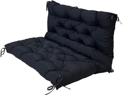 Waterdicht Zitkussen Schommelstoelmat met Rugleuning voor Buiten en Binnen - 2 of 3 Zits