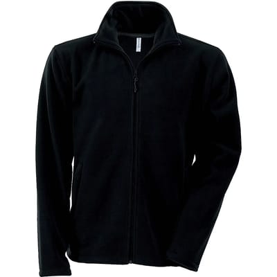 Kariban Microfleece met rits kind K920 - Black - 8/10 Y (8/10 ans)