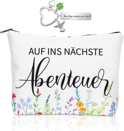 Afscheidscadeau voor collega's bij een nieuwe baan - unieke geschenken zoals een cosmetische tas, sleutelhanger en meer voor een nieuw avontuur