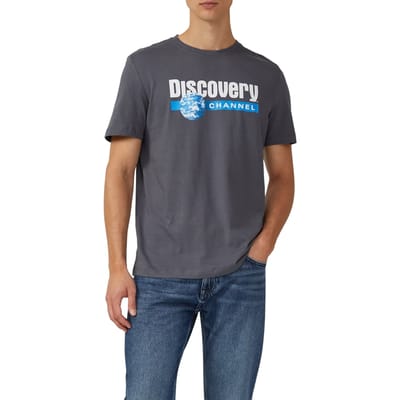 s.Oliver  T-shirts Grey/black Maat: XXL | Basic T-Shirts Outlet | Heren | Grijs