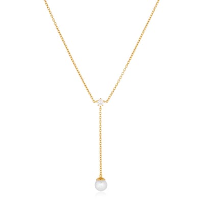 SIF JAKOBS JEWELLLERY ADRIA LUNGO NECKLACE SJ-N12254-PCZ-YG