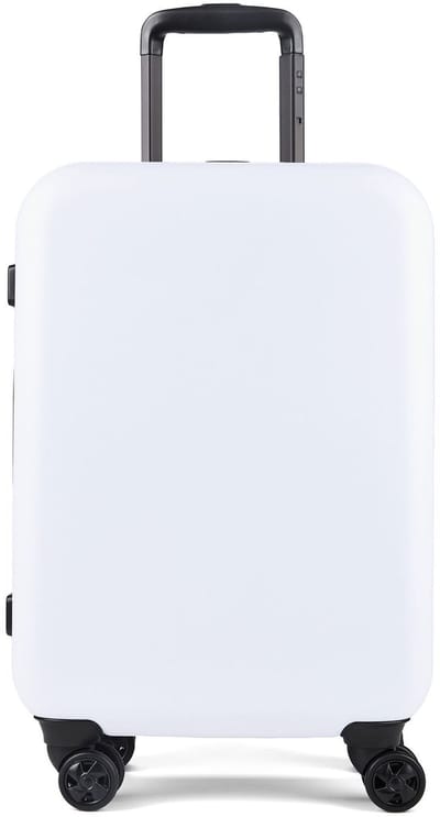 Pack Easy Colly Pure 4 wielen Cabinewagen S 55 cm - Harde bagage - TSA slot - white