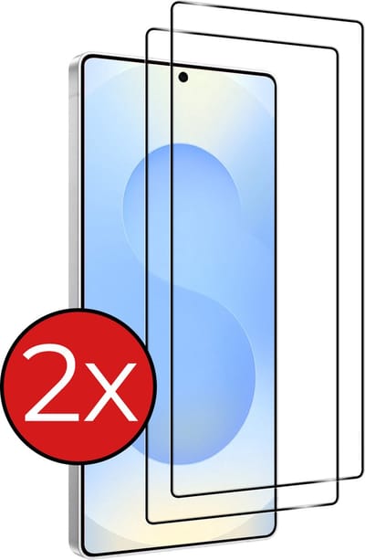 Screenprotector - 2 Stuks - Geschikt voor Samsung Galaxy S25 Ultra - Full Cover - Beschermglas - Gehard Glas - Tempered Glass - Screen Protector