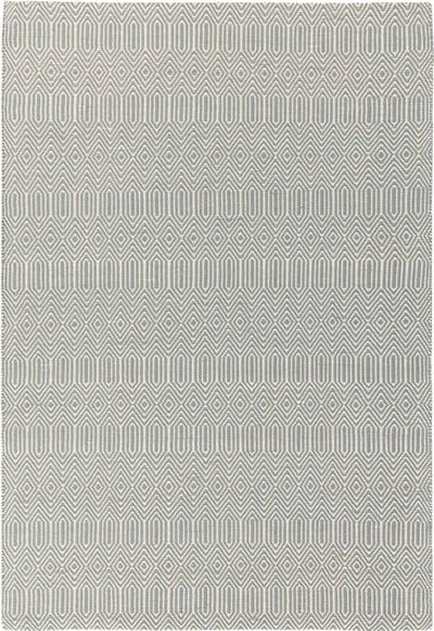 Easy Living - Sloan-Silver Vloerkleed - 160x230  - Rechthoek - Laagpolig Tapijt - Modern - Grijs, Wit