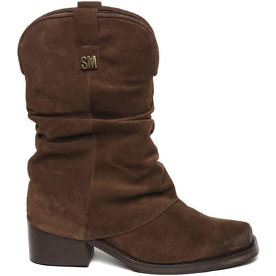 Steve Madden Qiana Booties Dark Brown Suede Taglia: 38 | Stivali Outlet | Donna | Marrone