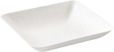 NATURE Star vierkante fingerfood schaaltjes, 63 x 63 mm, wit