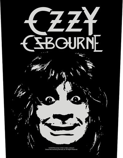 Ozzy Osbourne - Madman Rugpatch - Zwart