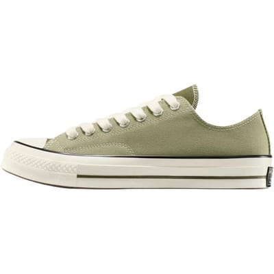 Converse Chuck 70 Tonal Color Block Canvas Comfortabele Pasvorm Lage Sneakers Unisex Sneakers Groen A17906C 42.5 gray