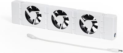Radiator Ventilator Uitbreidingsset voor Onder Radiatoren - Energiebesparend en Geruisloos