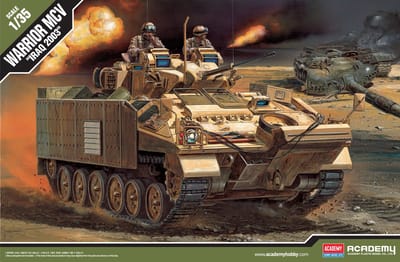 Academy Modelbouwpakket Militaire voertuigen - 13201 FV510 Warrior MCV - Iraq 2003 - Brits Pantservoertuig Plastic - 1:35 - Modelbouw
