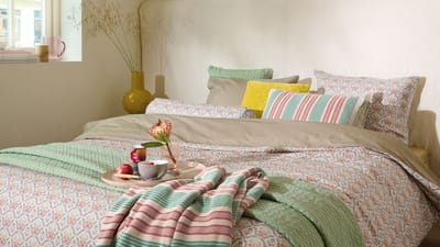 Pip Studio Bailamos dekbedovertrek - Lits-Jumeaux XL - 260 x 200/220 cm - Zand