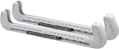 Schaatsbeschermers - Schaats hoezen - Schaatsen beschermen - Verstelbare lengte - 31 cm - Wit