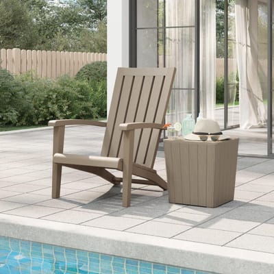 Adirondack Tuinstoel - Terrasstoel Buitenstoel - Ontspannen in de tuin - UV- en weerbestendig