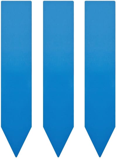 CombiCraft steeketiketten van PVC 20 x 100 mm blauw - 100 stuks