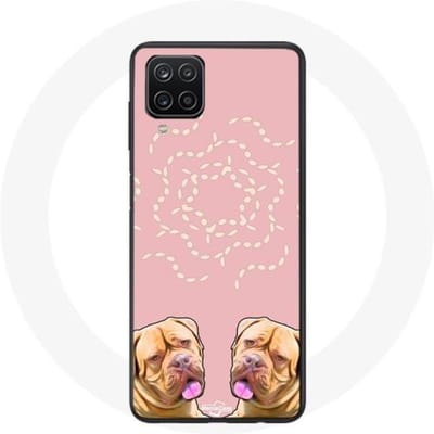 Samsung Galaxy A12 hoesje Dogue de Bordeaux symmetrische foto