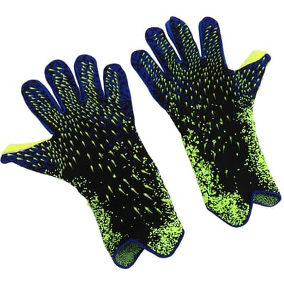 Voetbal Keepershandschoenen Verdikte Latex Antislip Ademend Demping Voetbal Keepershandschoenen voor Training Wedstrijd Size 6