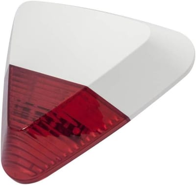 Draadloze Buitensirene - Alarm Sirene Buiten - Beveiliging Huis - Noodbatterij 48 uur - 1 Deel - Wit