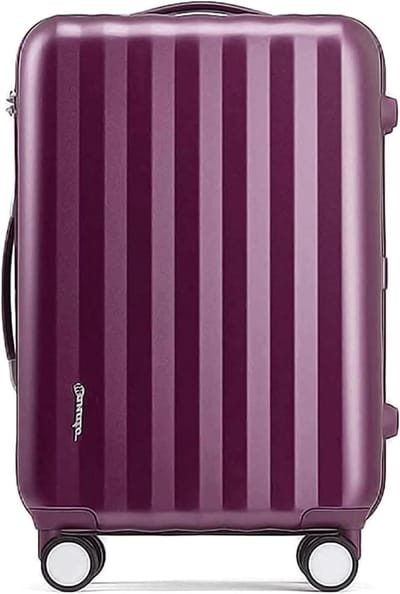 Reis Koffer - Trolley Bagage - Reizen Op Reis - Lichtgewicht Hardcase - 50x30x65CM - Paars