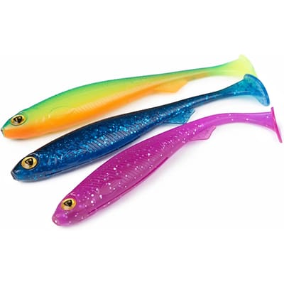 Fox Slick Shad 13cm - Snoekbaars Gummen, Zacht & Subtiel