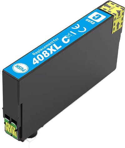 Inktcartridge Geschikt voor Epson 408XL| 1x Cyaan Geschikt voor Epson Workforce Pro WF C4810 Series