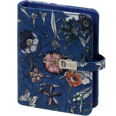 1311-30 organizer Bloemenzee Blauw 1 week per 2 paginas 2026-2027-2028
