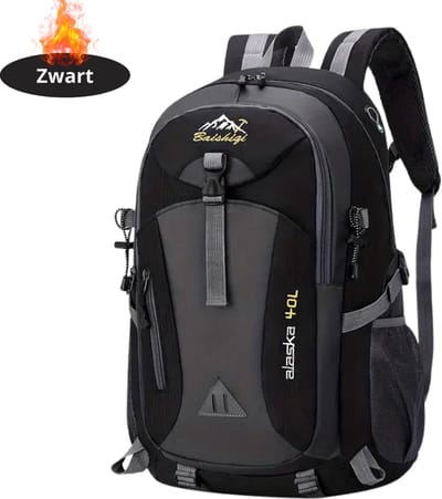 Livano Rugzak - Dames - Heren - Meisje - Jongens - Backpack - Outdoor - Zwart