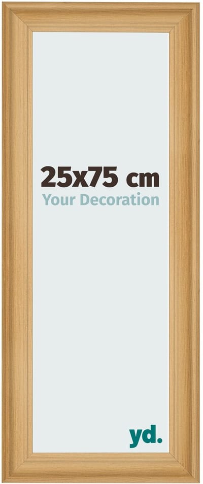 Your Decoration - Fotolijst 25x75 cm - MDF - Dennen Houtnerf - Lazio