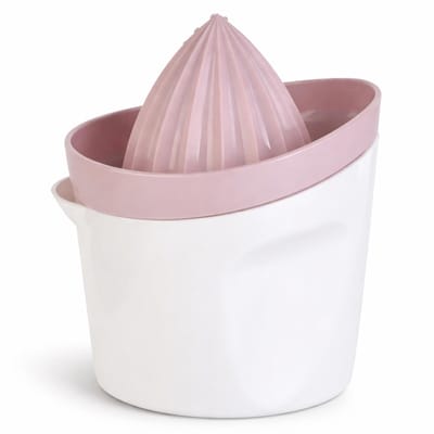 SnelShoppen - Handmatige Plastic Sapcentrifuge - Capaciteit 600ml - Perfect voor Sinaasappels, Citroenen, en Meer - Duurzaam en Gebruiksvriendelijk, I