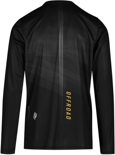 BIORACER Off-Road - Fietsshirt WinterTussenseizoen - Heren - Zwart - LangeMouw - Ademend&Duurzaam - Maat M