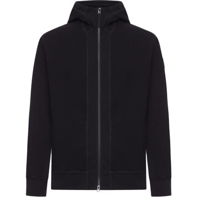 Veste à capuche manches longues double zip Stone Island Hommes vestes L1S156100058S0044V0029 M black