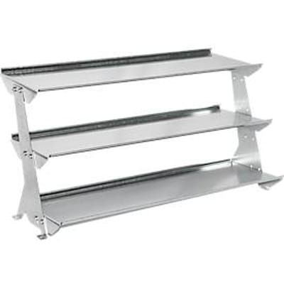 Vrijstaand rek, zonder doorzichtige opbergbakken LF 221, B 610 x D 206 x H 412 mm