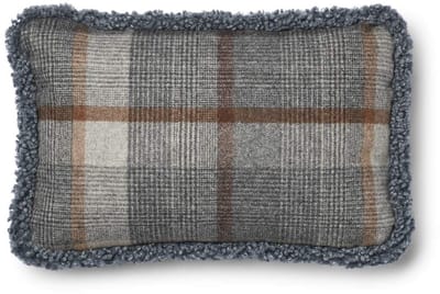 Sheepskin House - Wollen Kussen - Dubbelzijdig - KW rand - 34x52 cm